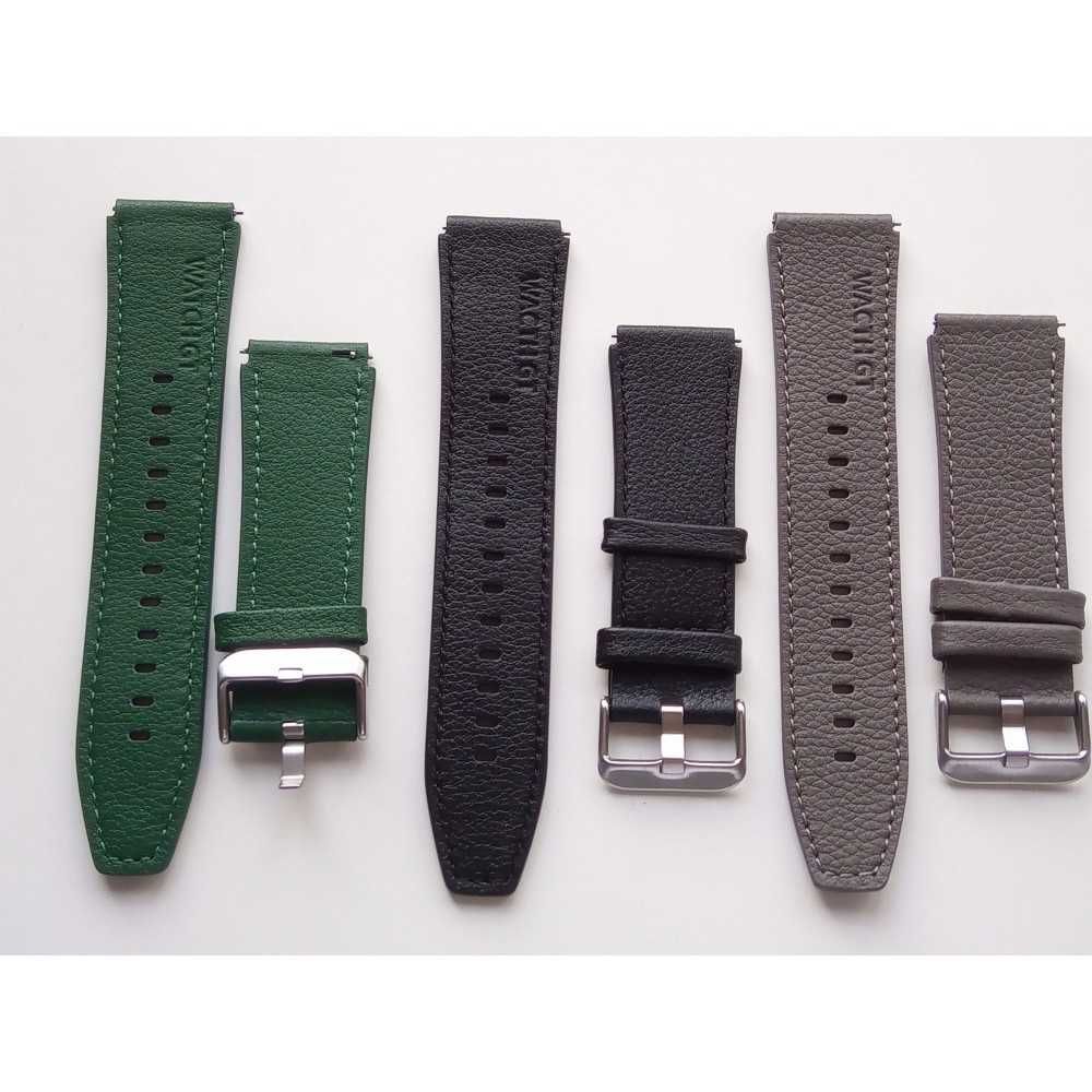 Кожена каишка Leather2 за Huawei Watch 3, GT, GT2, GT2 Pro 46mm
