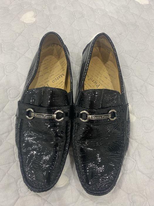 лакированные мокасины фирмы Marco Pierro