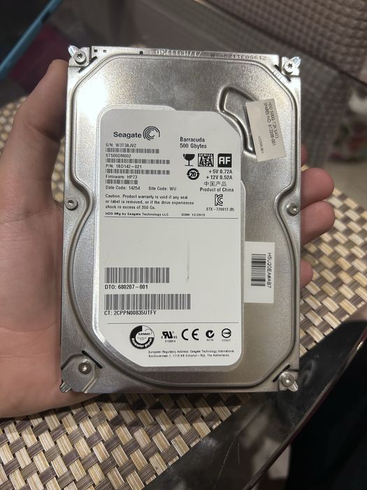 Hdd Seagate Barracuda 500gb 16bm sata III