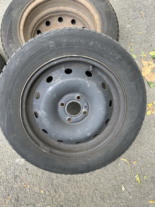 Janta + cauciuc iarna Hankook DOT 27/16 pentru Logan