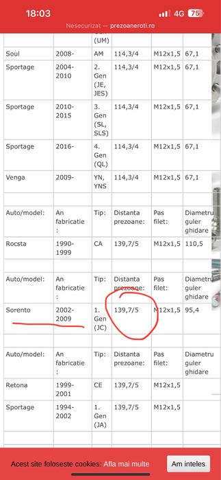 Roti iarna pe 17 kia / hyundai anvelope 215/55/17