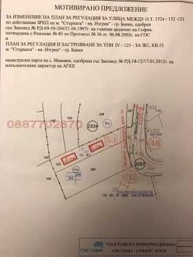 УПИ с площ 965 кв. м. в с.Иваняне, район Банкя