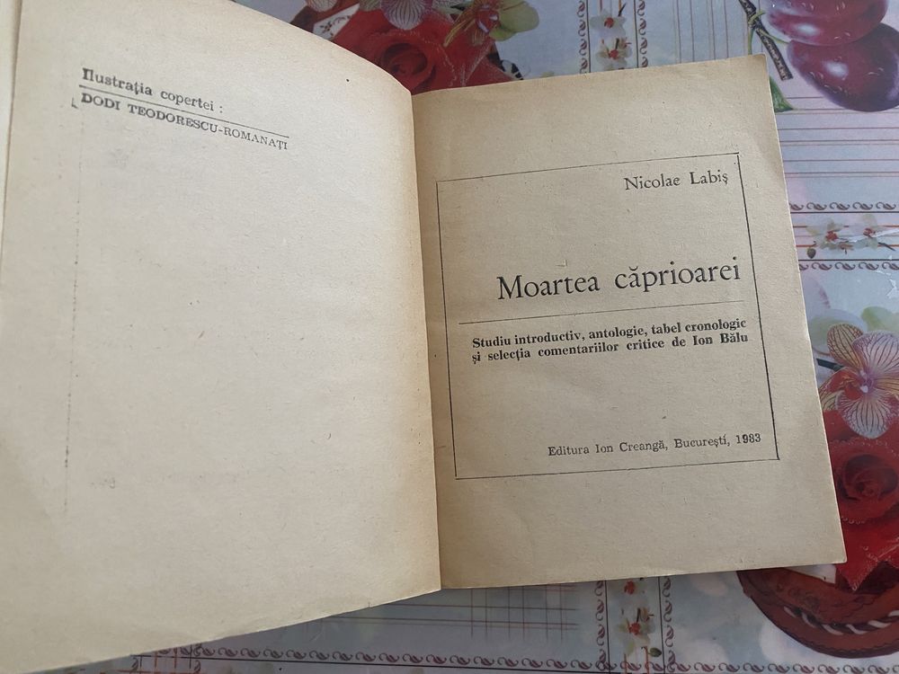 Nicolae Labiș-Moartea căprioarei 1983, ed. I. Creangă