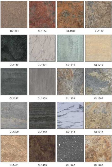 Плитка ПВХ для ванной комнаты.