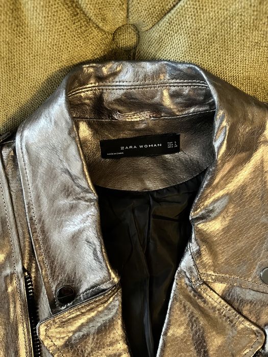 Geaca de piele Zara