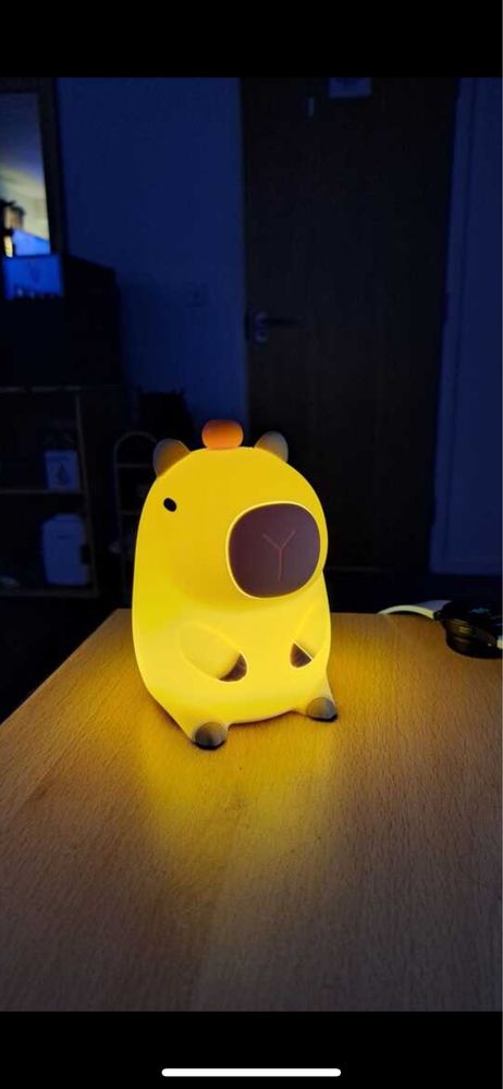 Детска нощна лампа с животно Capybara. Night light Capybara.