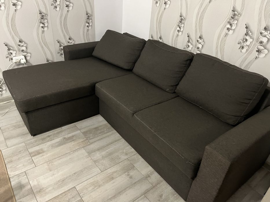 Ъглов диван с опция сън.