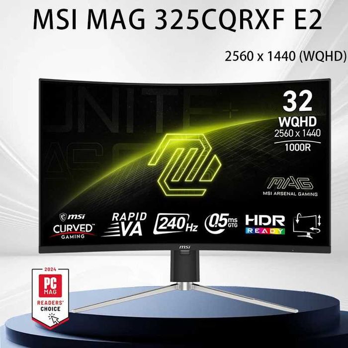 31.5" Монитор MSI MAG 325CQRXF E2 2K 240HZ
