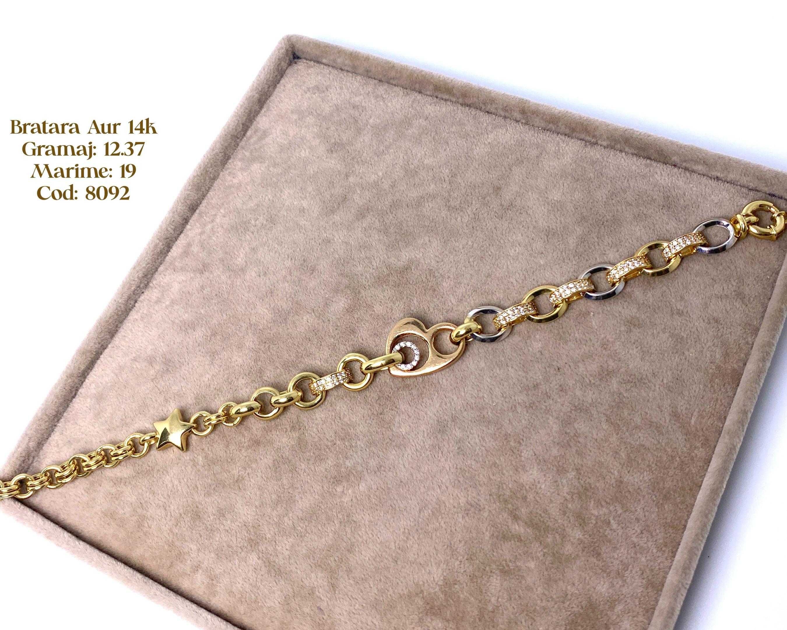 (8092) Bratara Aur 14k, 12,37 grame FB Bijoux Euro Gold