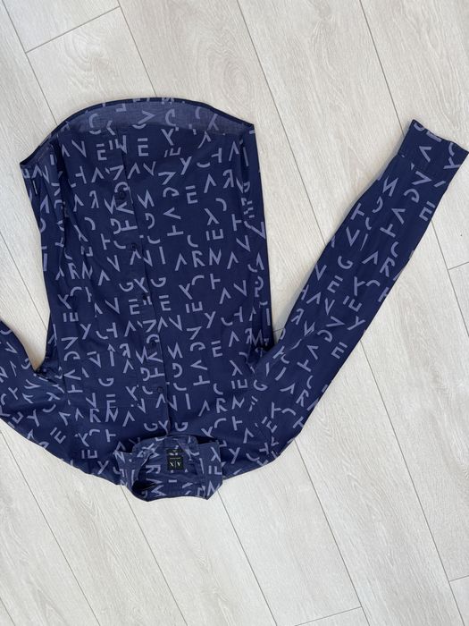 Camasa Slim fit Armani Exchange originala cu model litere