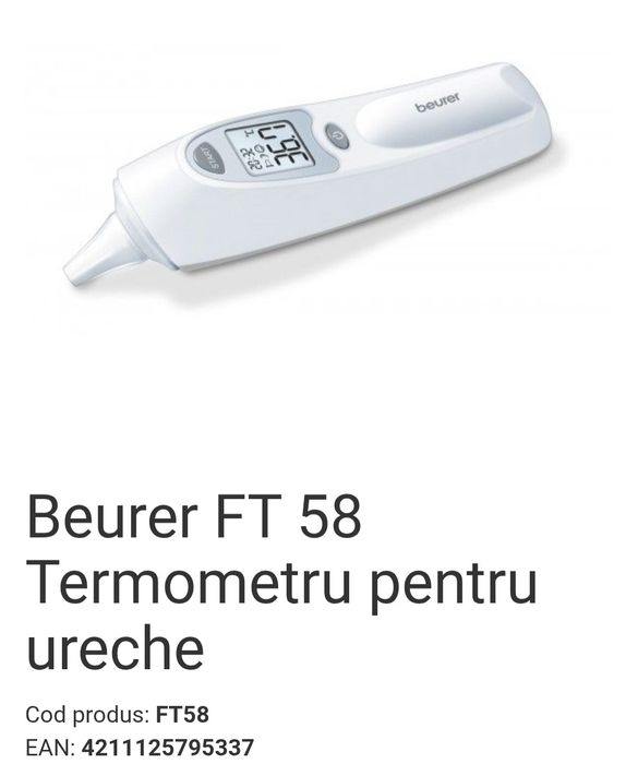 Termometru pt ureche Beurer nou