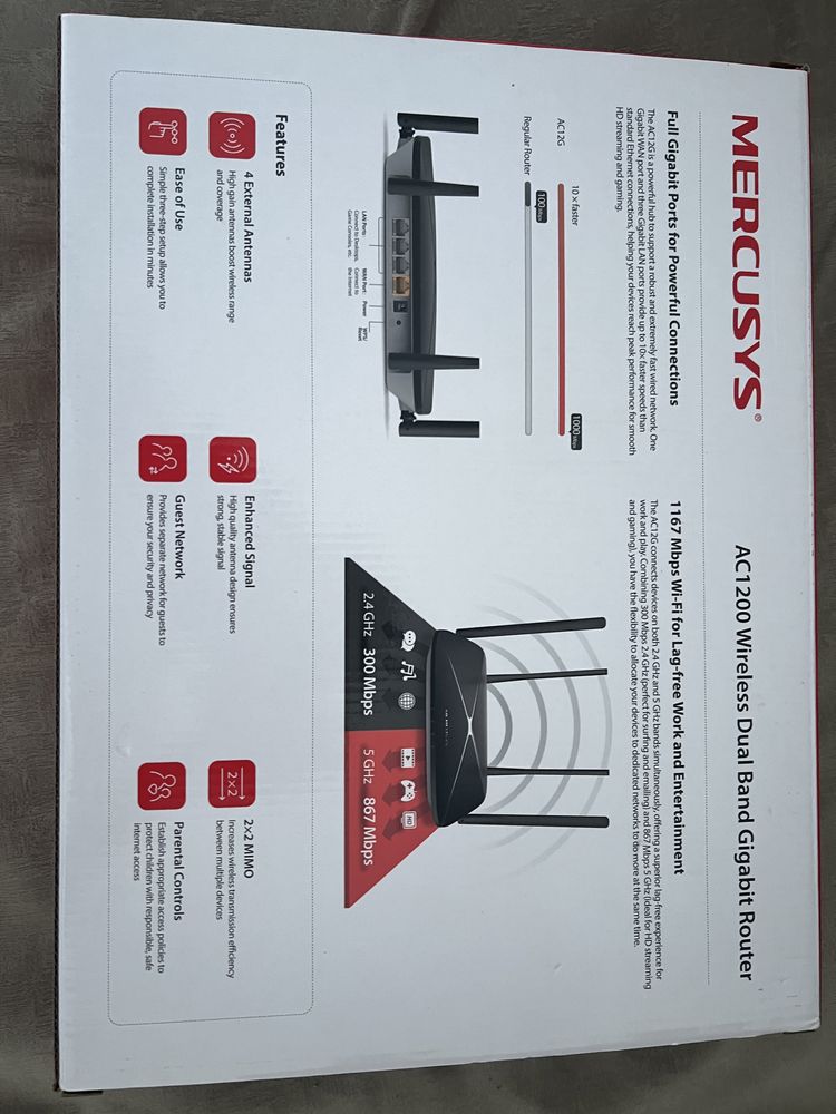 Router Mercusys AC1200