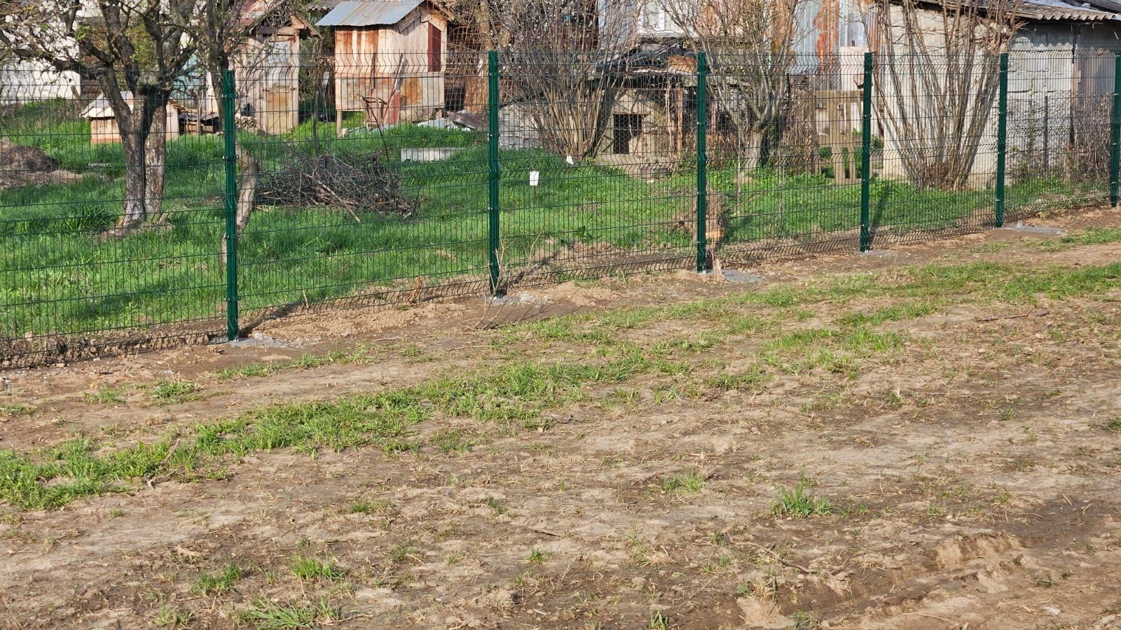 Gard și stalpi plasa bordurata
