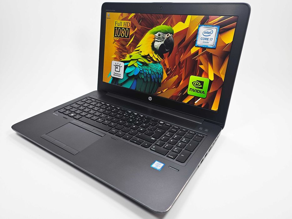 HP Zbook 64 gb ram Intel i7 15.6inch Nvidia Workstation Garantie 1 an