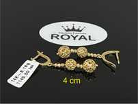 Bijuteria Royal CB : Cercei lungi aur 14k 3,18 grame