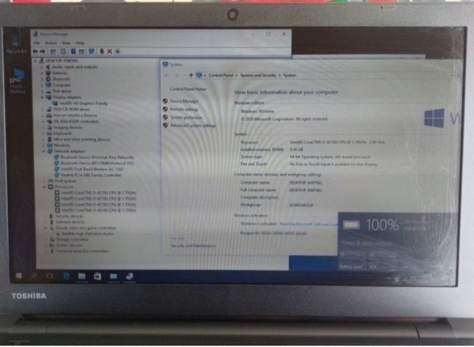 Laptop Toshiba Satelite i5