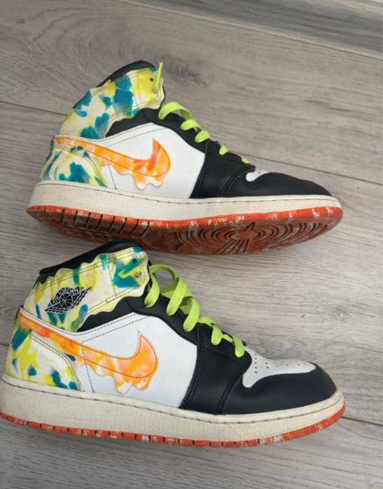 Air Jordan 1 Mid Wavy Slim Vortex