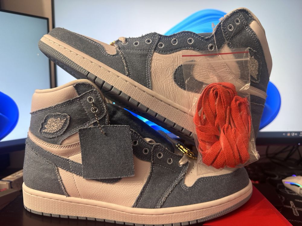 Jordan 1 HighDenim 46 NOI cu cutie