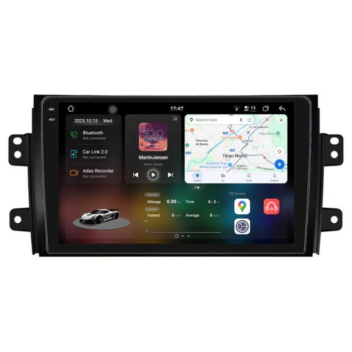 Navigatie Dedicata Android Suzuki Sx4 (2006-2012), Bluetooth, Carplay