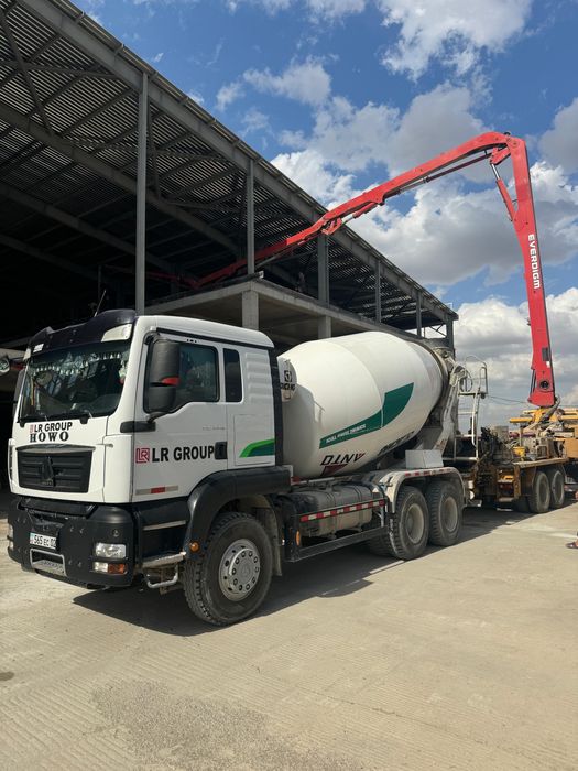 Готовый бетон Шымкент любой марок, доступные цены.