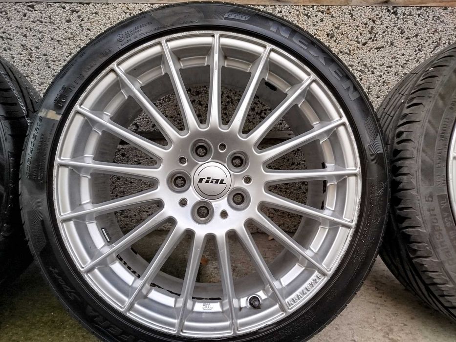 Продавам немски лети алуминиеви джанти Rial,18 цола,8J×18,ET48,5×114,3