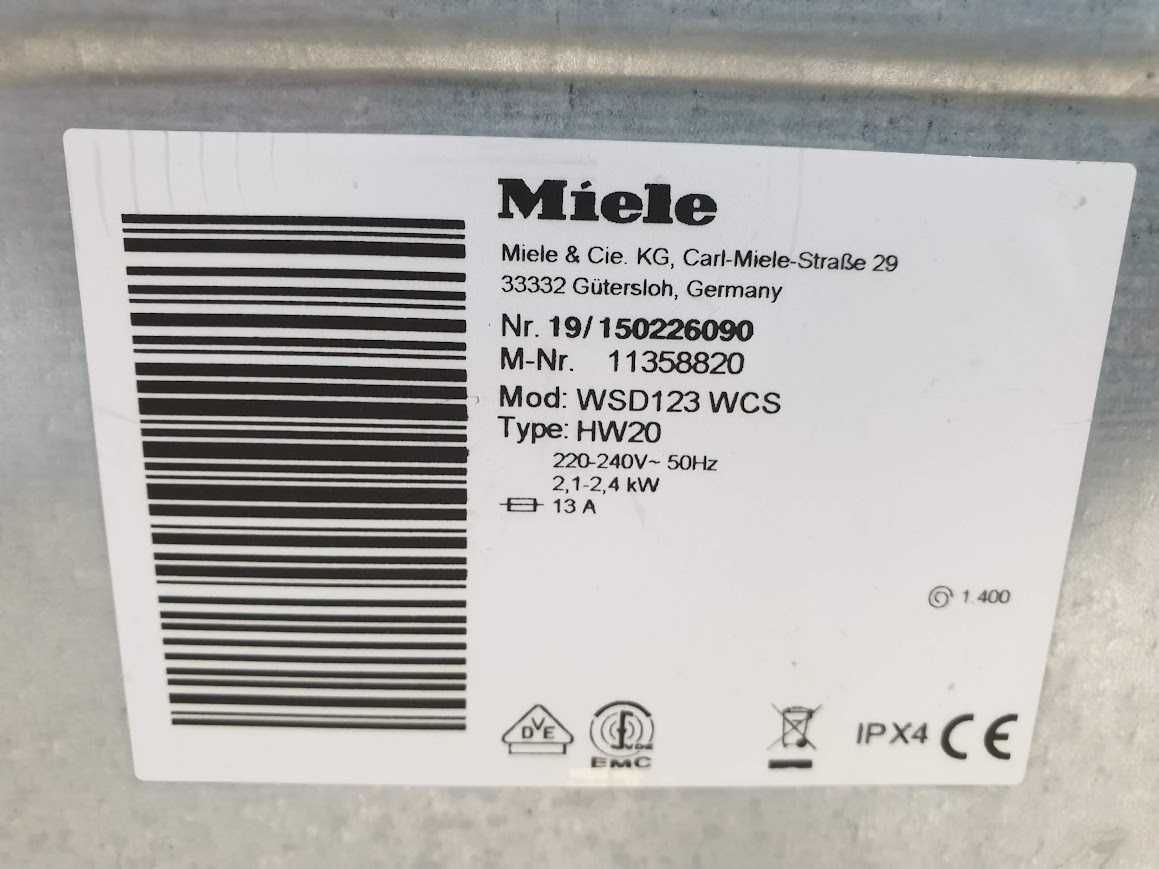 Miele W1 Selection Пералня Миеле 12м Гаранция