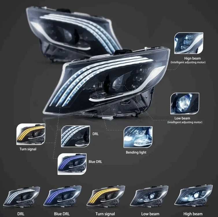 LED фарове Mercedes Vito447  2016-2013