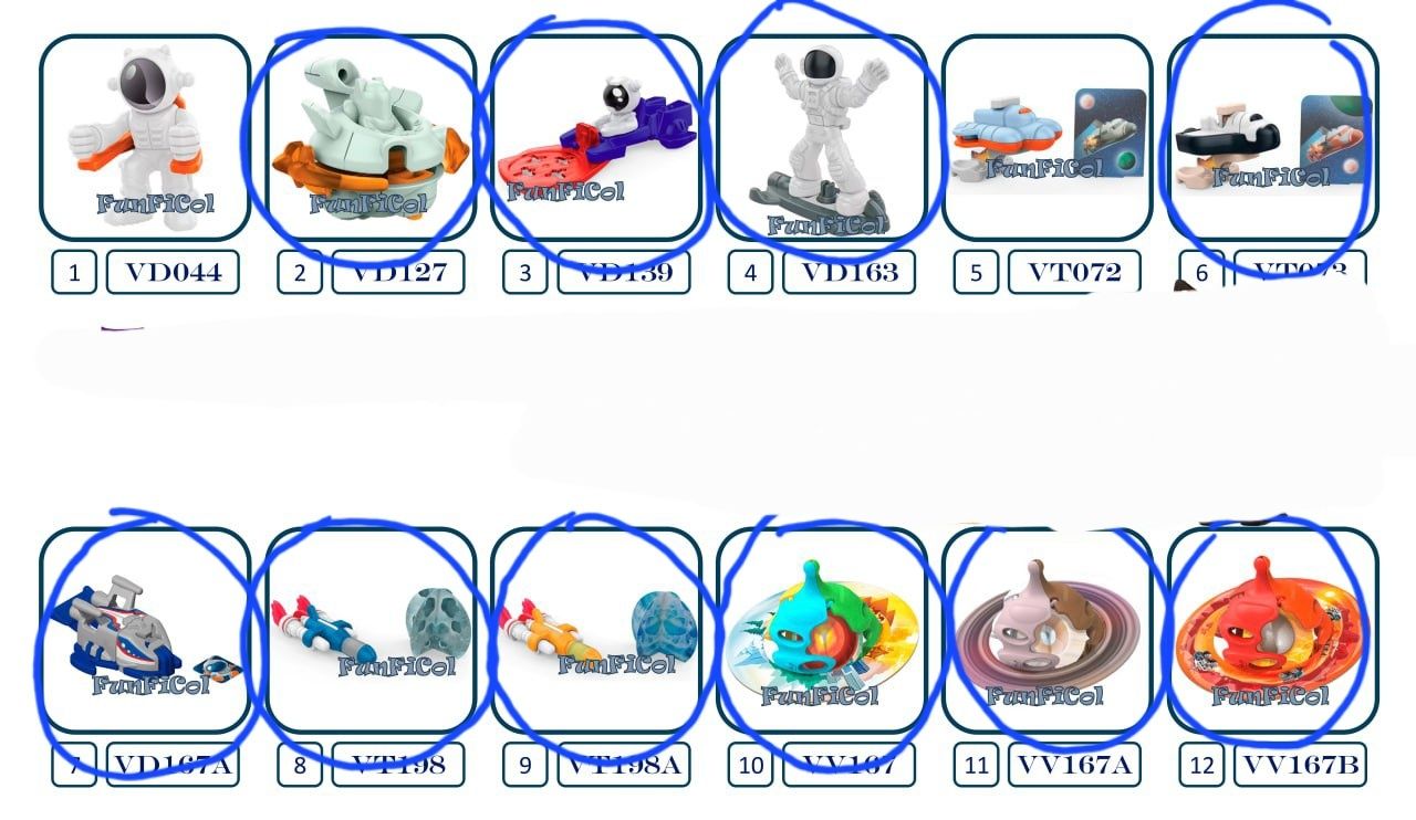 Игрушки из киндеров