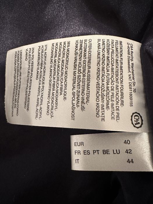 Vând haină de blană sintetică damă