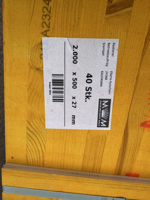 Panouri cofraje premium, KAUFMANN K1, placa galbena cofrare