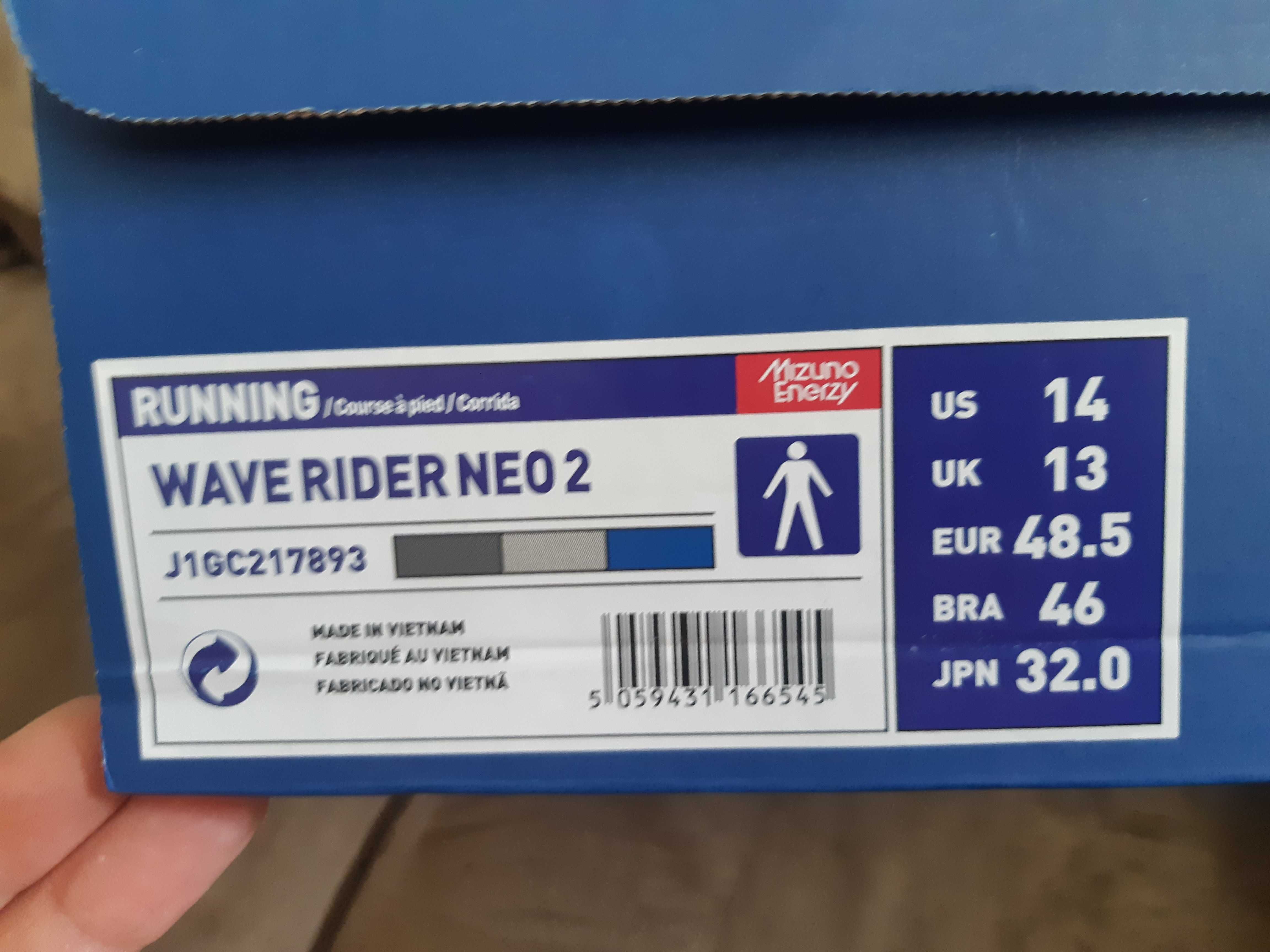 Mizuno Wave Rider NEO 2, Номер 48
