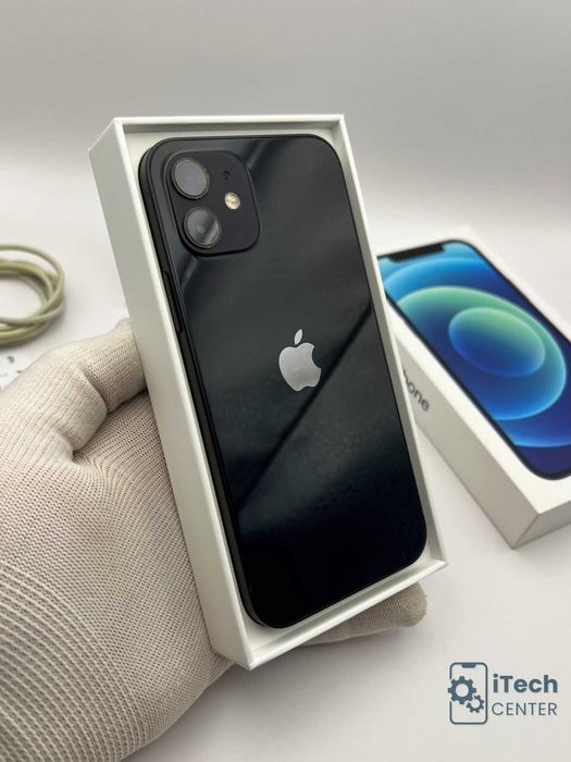 iPhone 12, 64GB, Black, 100% батерия, ОТЛИЧЕН, ГАРАНЦИЯ!