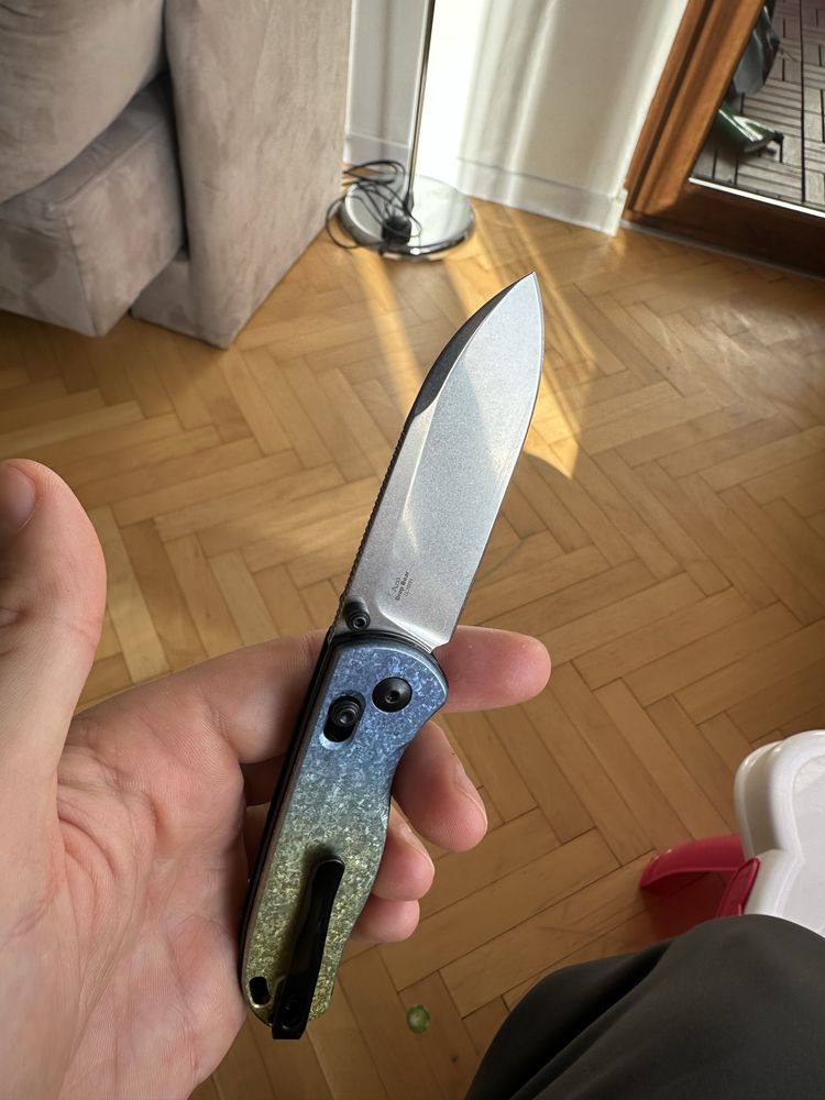 Нож Kizer Drop Bear | LC200N | Titanium Snowflake