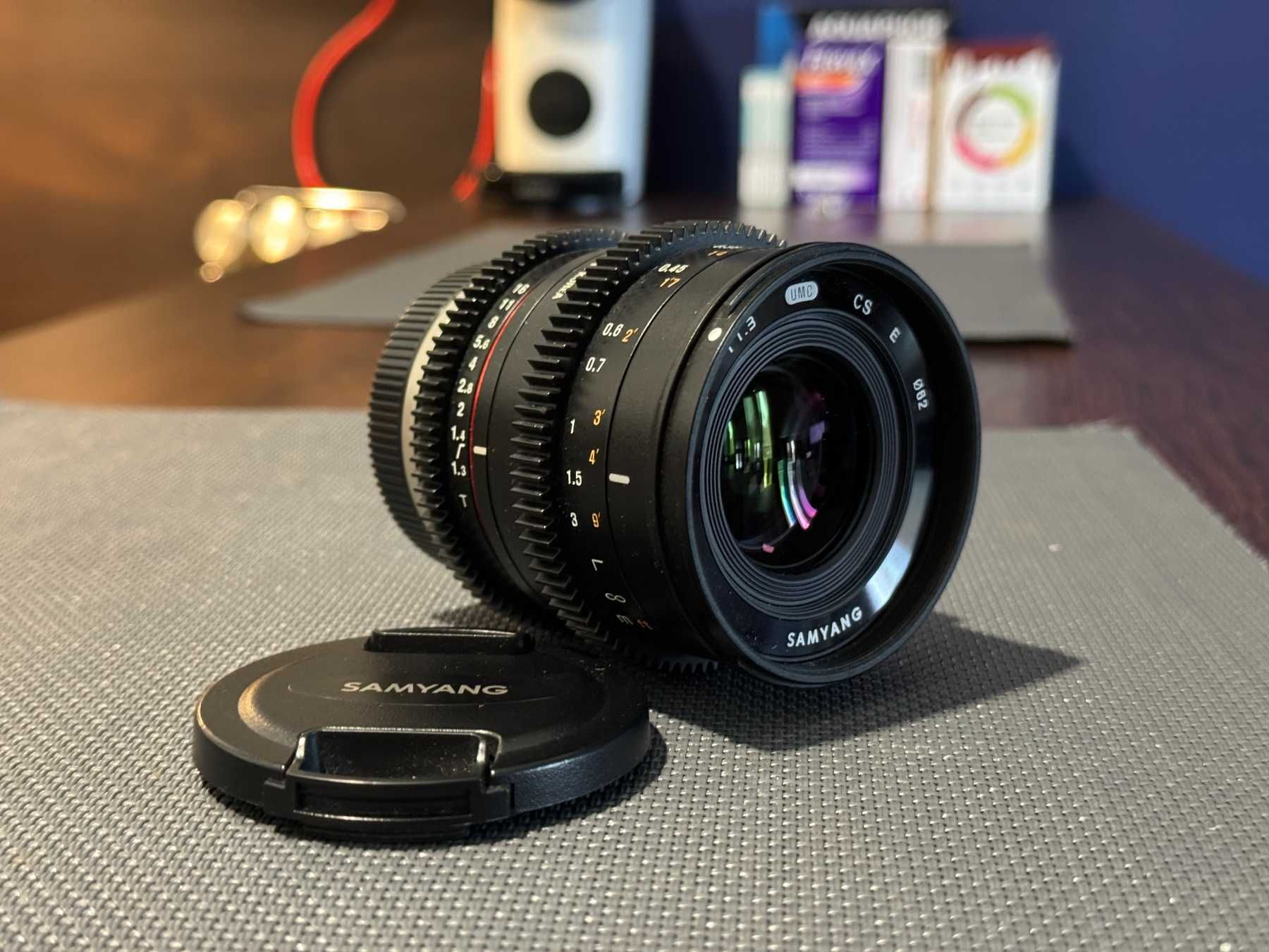 Samyang MF 35mm T1.3 Ръчнофокусен кино обектив за Sony E