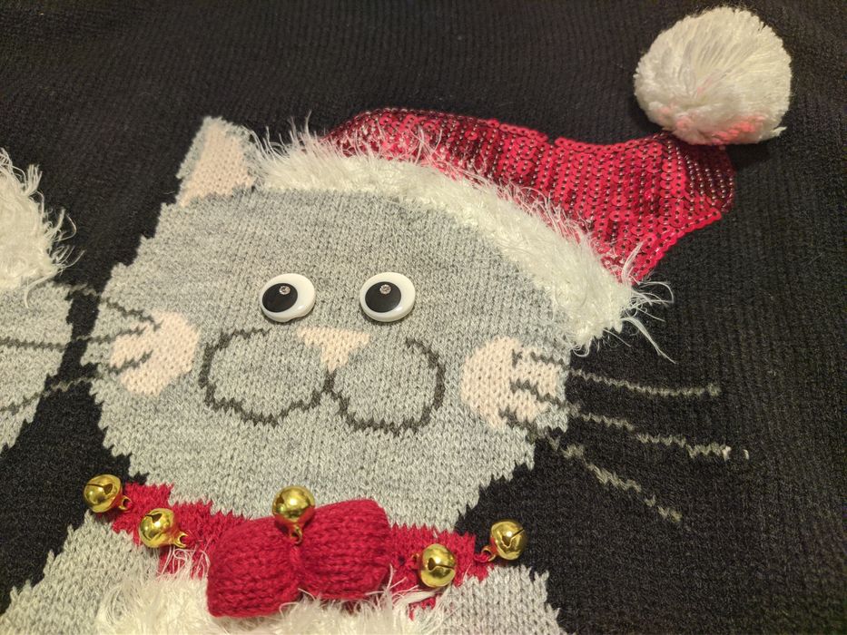 Bluză Crăciun Pisică Atmosphere