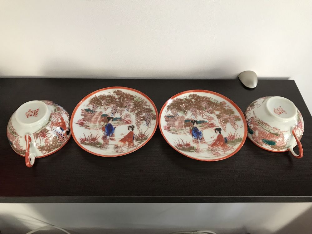 Ръчно рисувани японски чаши фин порцелан