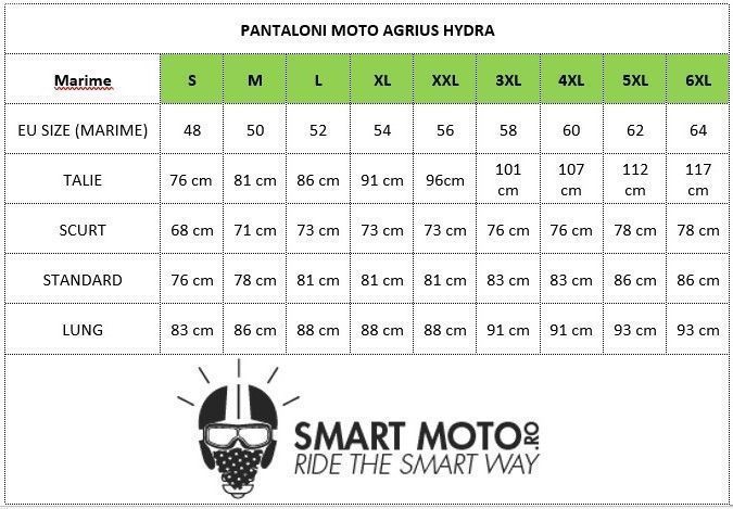 Pantaloni moto cu protectii - impermeabili - NOI - Agrius Hydra