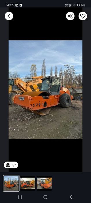 Аренда спецтехники Каток 20тн 50 млн без ндс