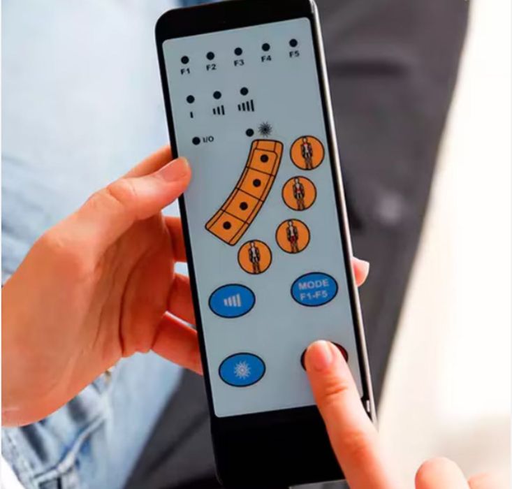 Вибриращ и загряващ масажен матрак Jocca, Commodore, Черен