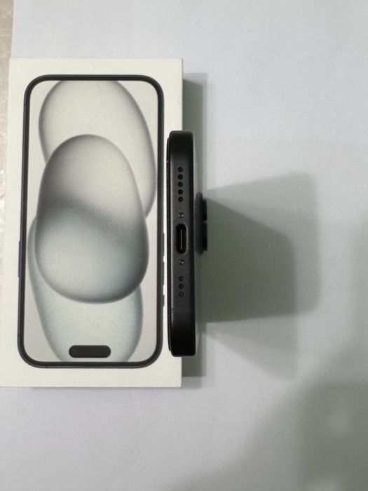 iPhone 15, Black, 128 GB, Гаранция