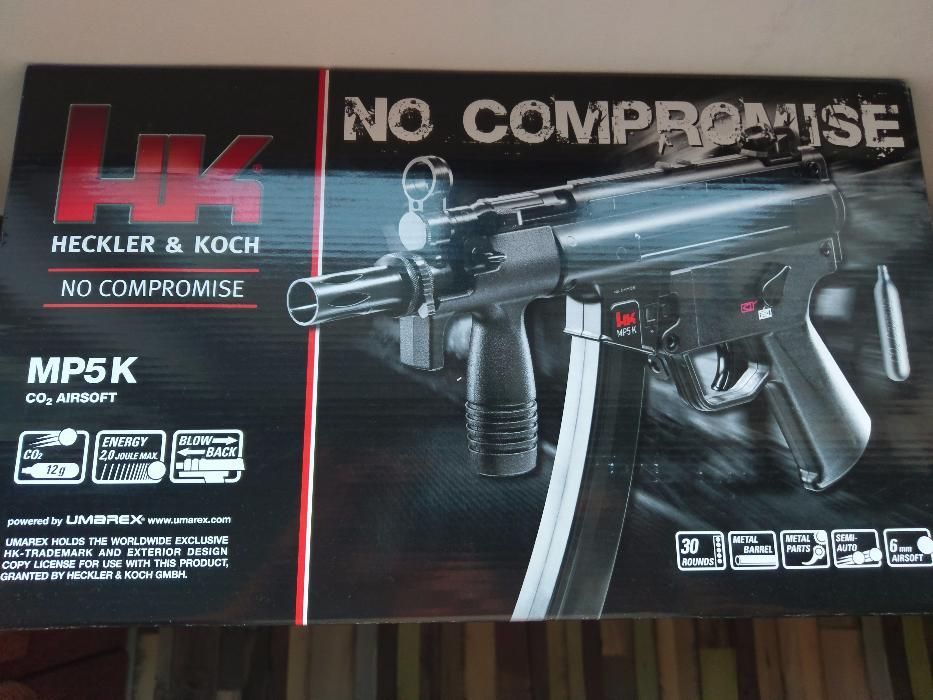 Replica MP5 K CO2 Umarex Pusca mitraliera Heckler&Koch 6mm