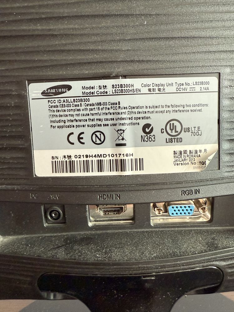 Монитор Samsung s23b300h