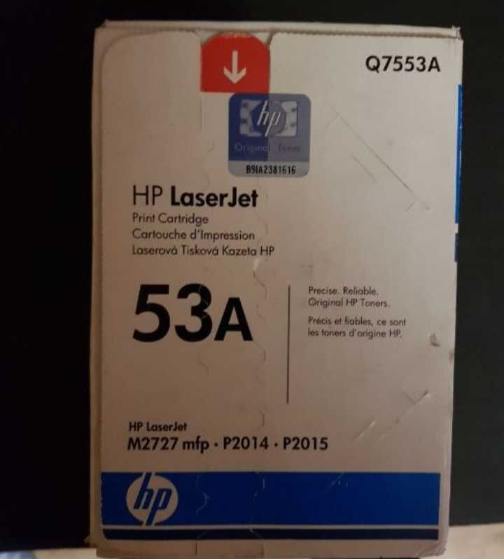 ТОНЕР HP 312X Blask ,HP 53A Black Original LaserJet