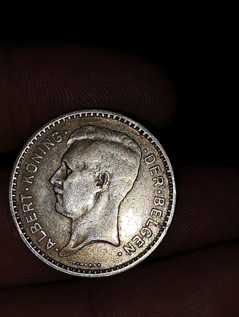 Argint 20 Franci 1934 Belgia