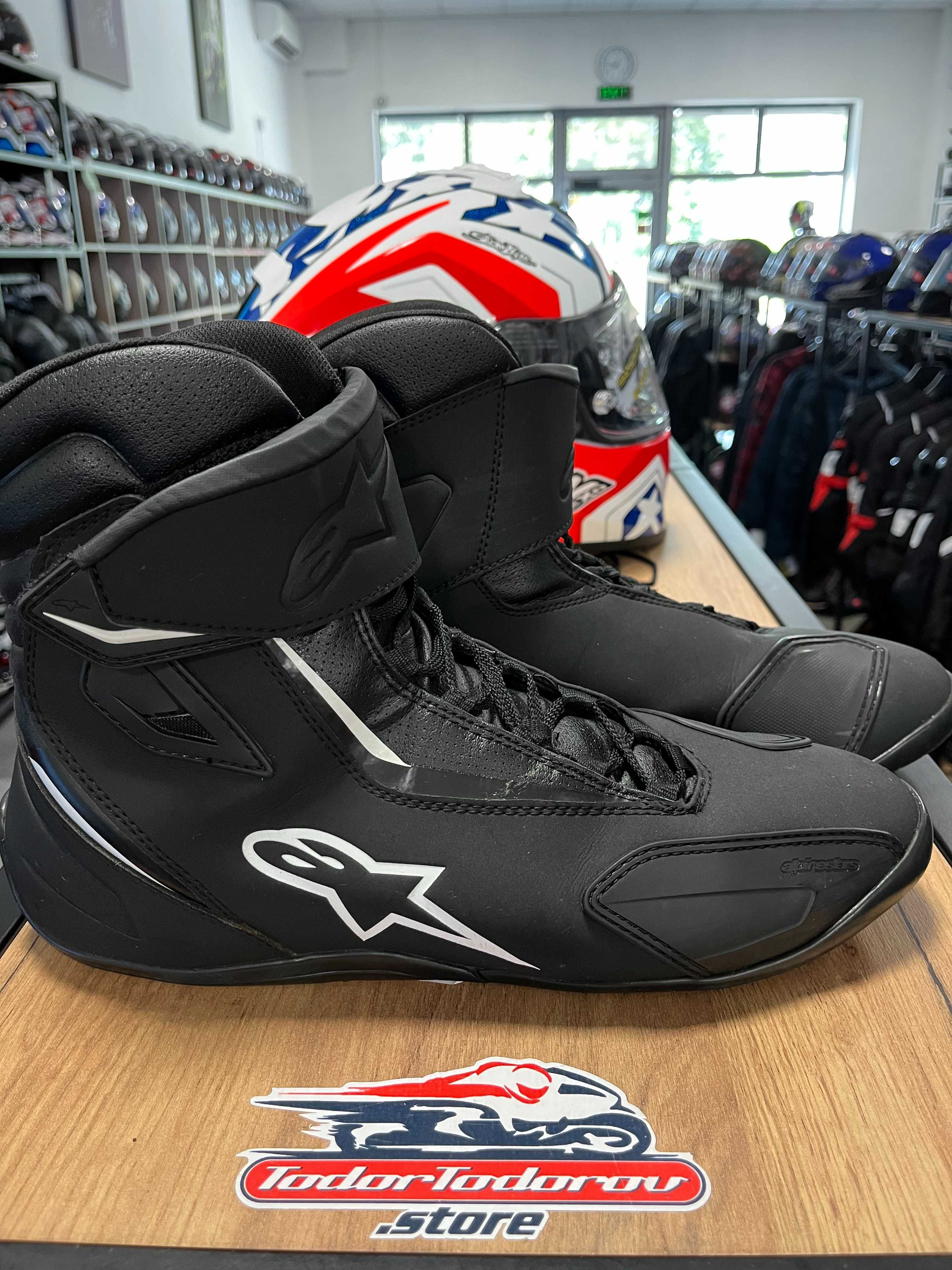 Мото боти ALPINESTARS FASTBACK , номер 47, като нови, протектори,