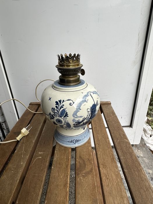 Настолна керамична лампа