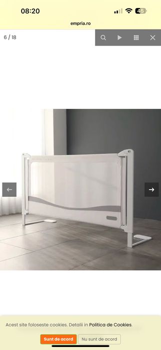 Protecții laterale pat