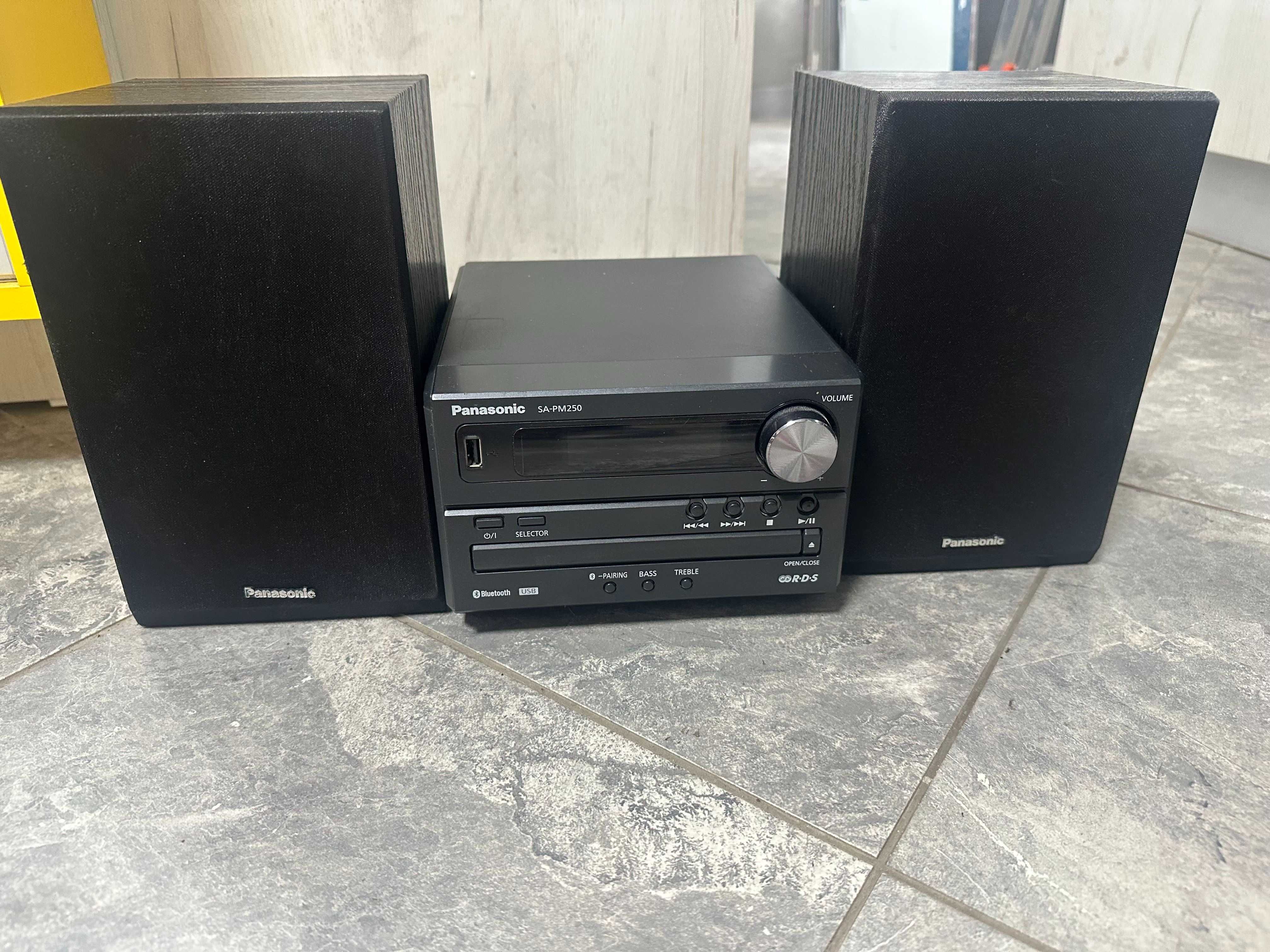 Panasonic SC-PM250EG-K, Bluetooth, Черна Radio/Cd/USB/Bluetooth/Aux