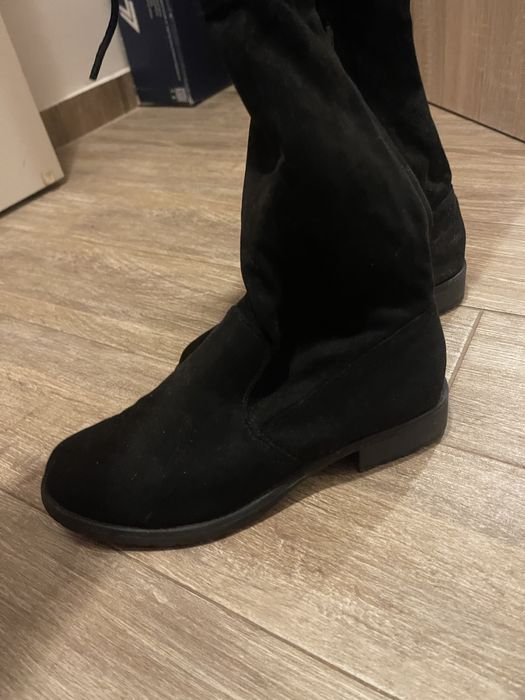 Дълги Велурени ботуши