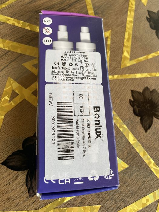 Bec LED R7S-15W 118mm AC 220-240V NW4000K Bonlux LST1381
